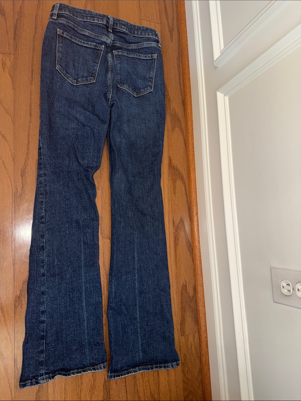 Cowgirl Boot Jeans Women's Dark Indigo Flare Jeans - Picture 4 of 4